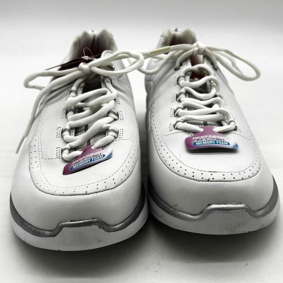 Skechers Sneakers Womens 11 White Ultra Dual Lite Wide Width Memory Foam Comfort - Picture 2 of 9
